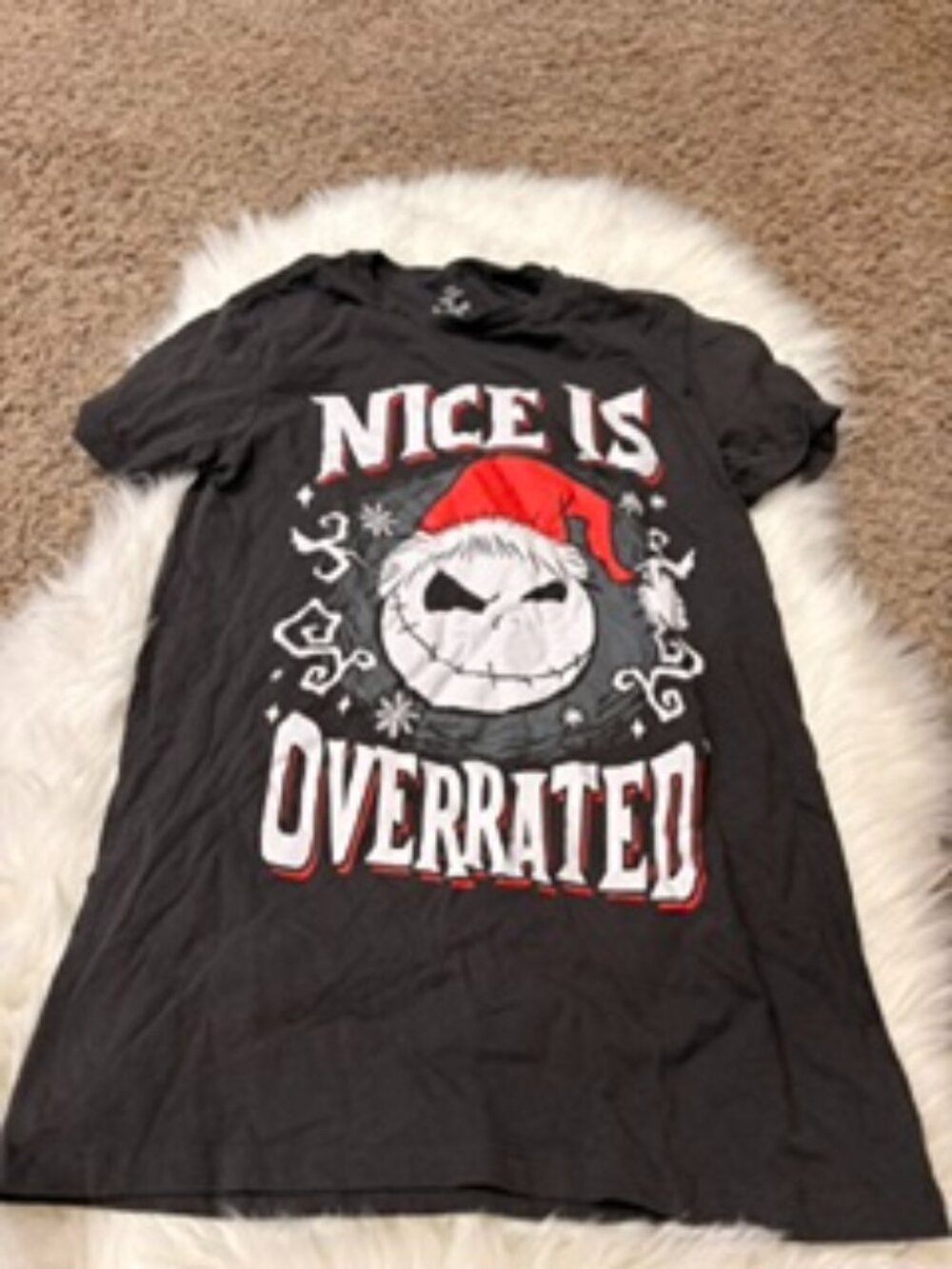 Nightmare Before Christmas Nice Is Overrated Tee